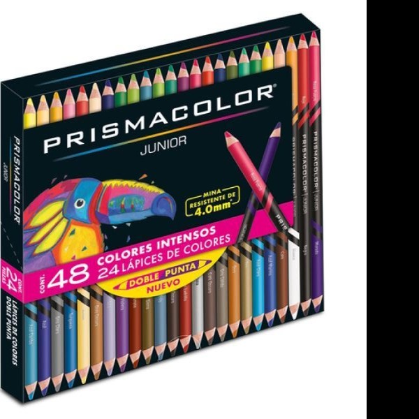 COLORES ESTUCHE C24X48 L. PRISMACOLOR JUNIOR